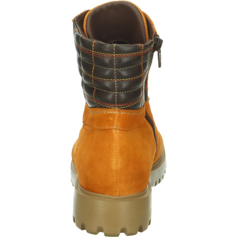Think TRENTO Woman Ankle boot - Material: Leather in Yellow
