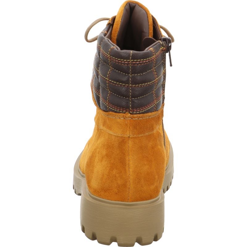 Think TRENTO Woman Ankle boot - Material: Leather in Yellow
