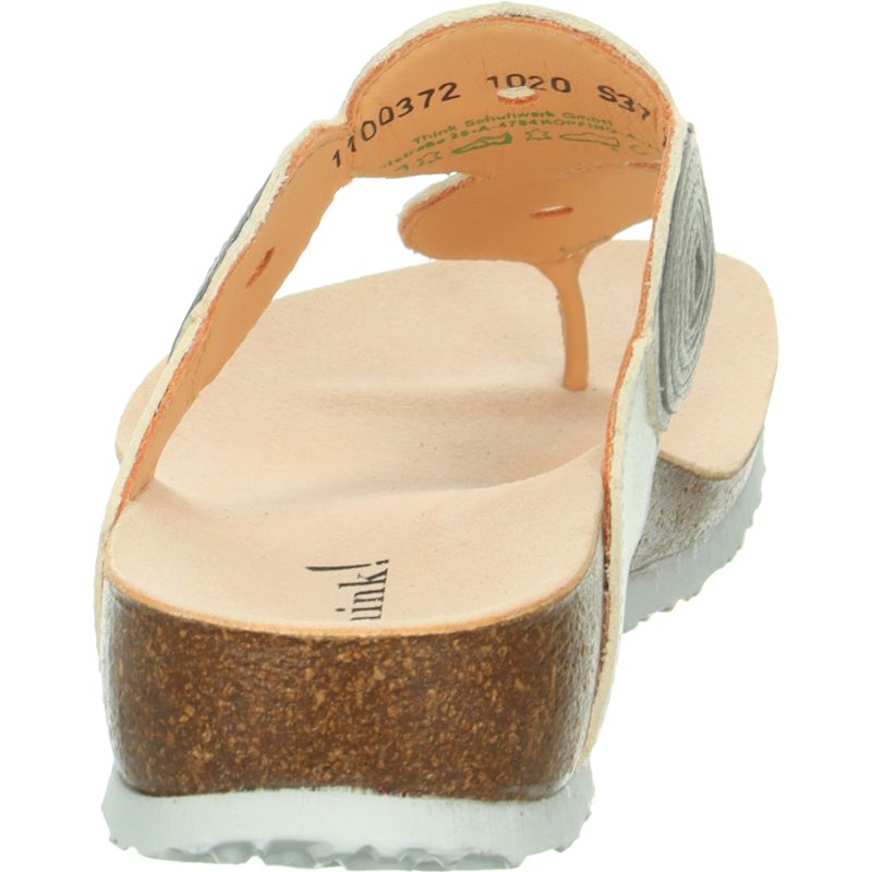Think JULIA DAMEN Woman Mules - Material: Leather in White