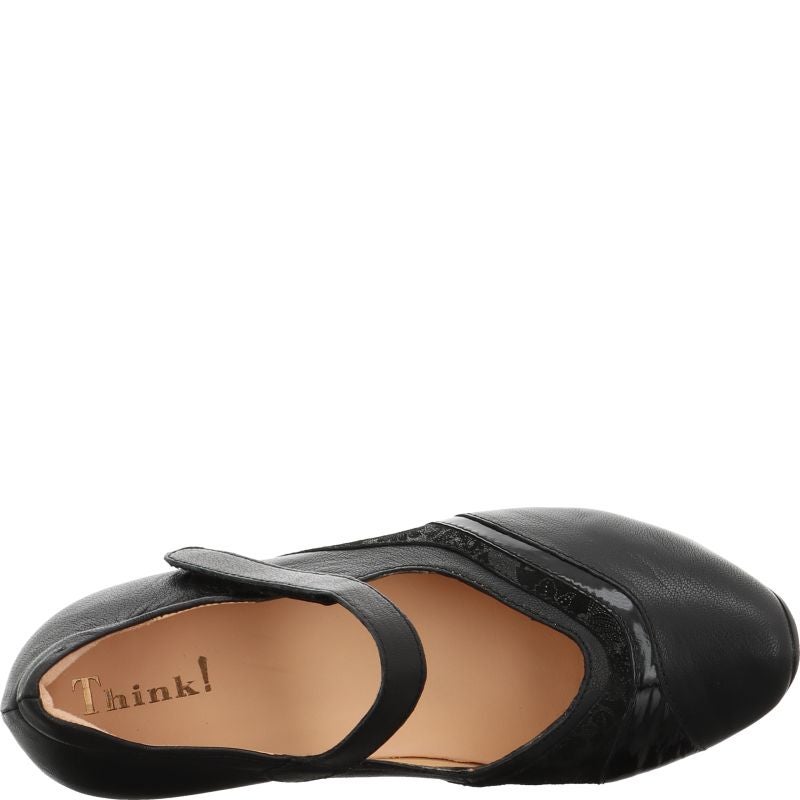 Think AIDA DAMEN Woman Pumps - Material: Leather in Black