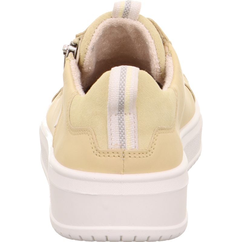 legero REJOISE Damen Sneaker low - Material: Leder in Gelb