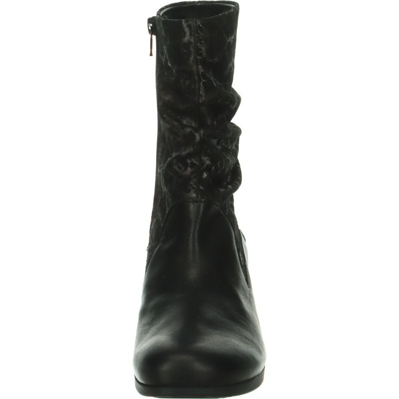 Think NANI Woman Ankle boot - Material: Leather in Black