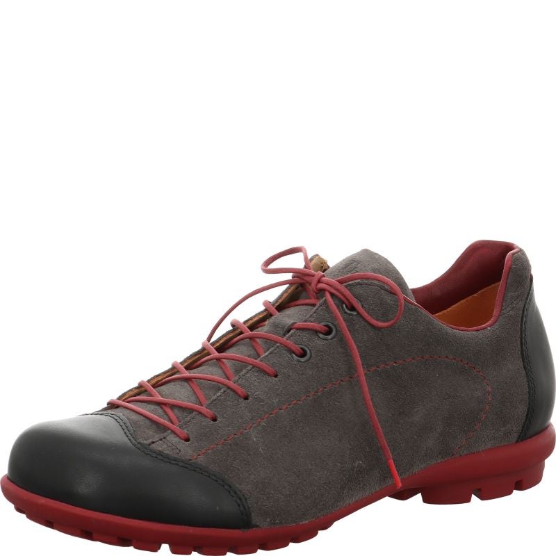 Think KONG HERREN Men Lace up shoe - Material: Leather in Black
