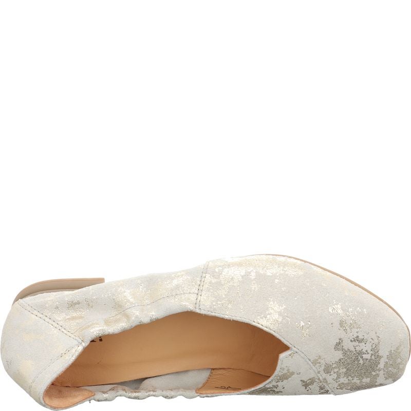 Think GAUDI Woman Ballerina - Material: Leather in Beige