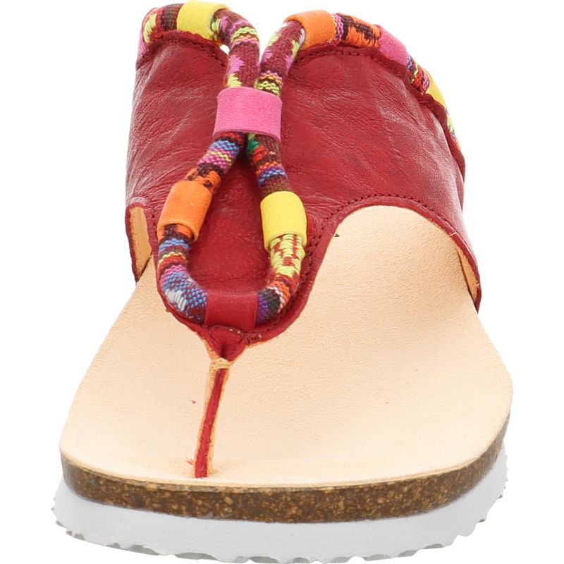 Think! JULIA Damen Pantolette - Material: Leder in Rot
