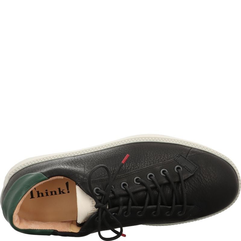 Think TURNA Men Men Sneakers low - Material: Leather in Black