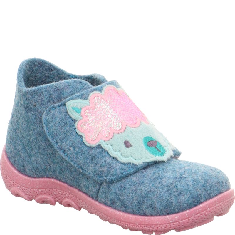 Superfit HAPPY OCTI Girls Slipper - Material: Textile in Green