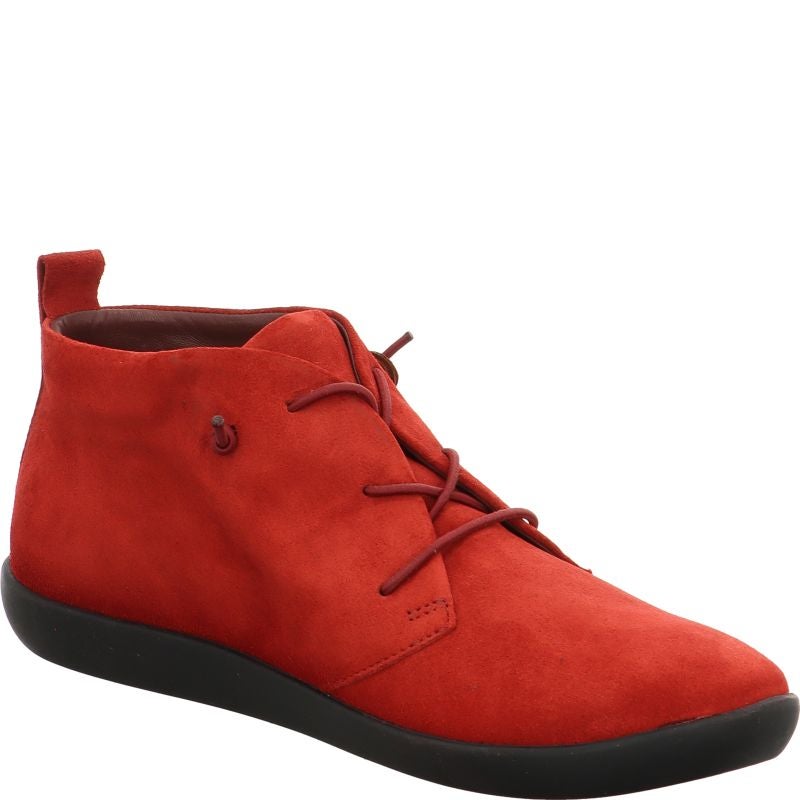 Think NATURE Woman Sneakers high - Material: Leather in Red