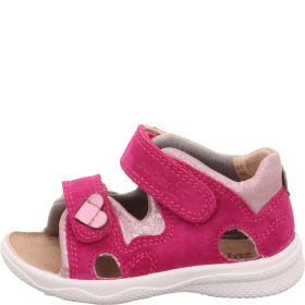 Superfit POLLY Sandale - Material: Leder/Textil in Pink