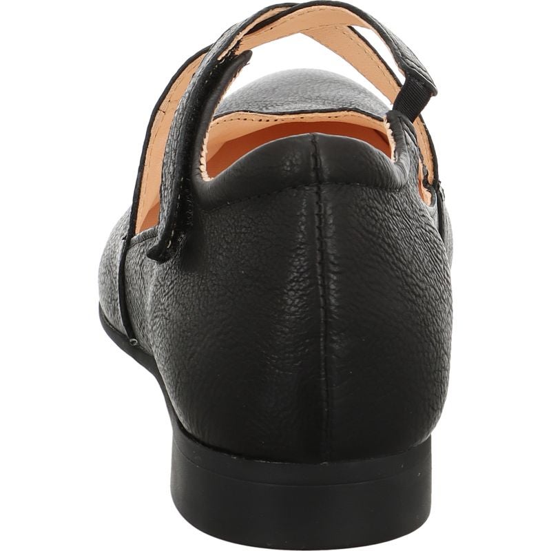 Think! GUAD2 Damen Ballerina - Material: Leder in Schwarz