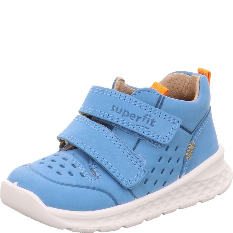 Superfit BREEZE Boys Sneakers low - Material: Leather in Blue