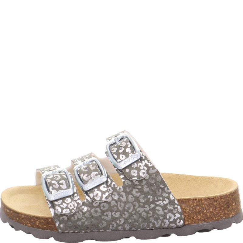 Superfit FUSSBETTPANTOFFEL Girls Slipper - Material: Sonstiges Material in Grey