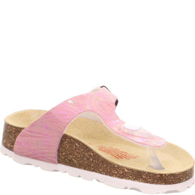 Superfit FUSSBETTPANTOFFEL Slipper - Material: Textile in Rose