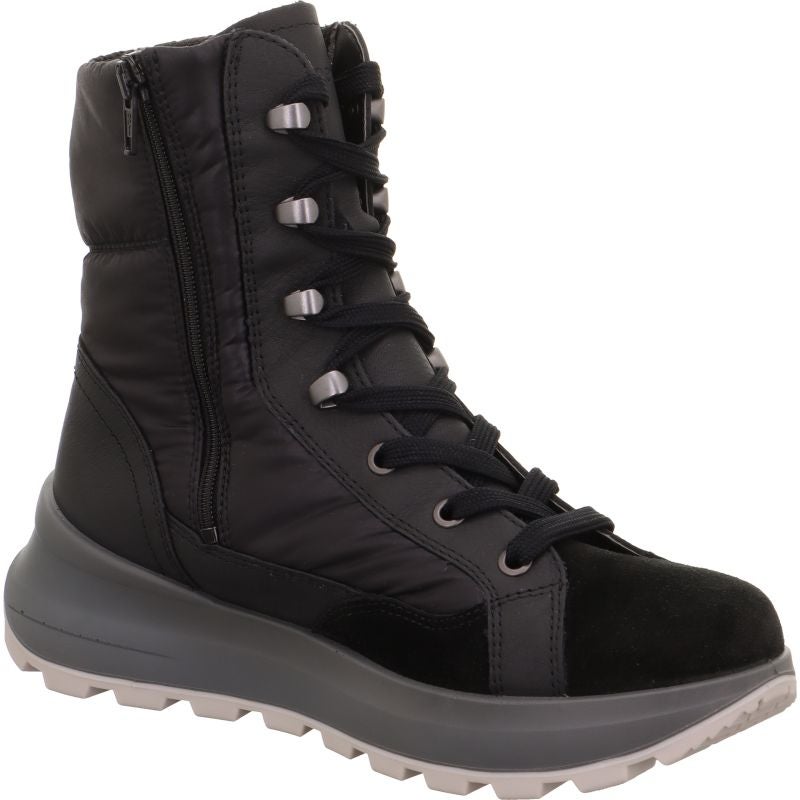 Legero T4 RUN Damen  - Material: Leder/Textil in Schwarz