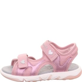Superfit PEBBLES Sandale - Material: Textil/Sonstiges Material in Rosa