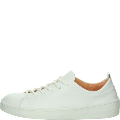 Think! KUMI Damen Sneaker low - Material: Leder/Textil in Weiß