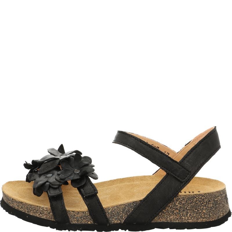 Think KOAK DAMEN Woman Strap sandal - Material: Leather in Black