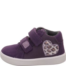 Superfit SUPIES Mädchen Sneaker high - Material: Leder/Sonstiges Material/Textil in Lila