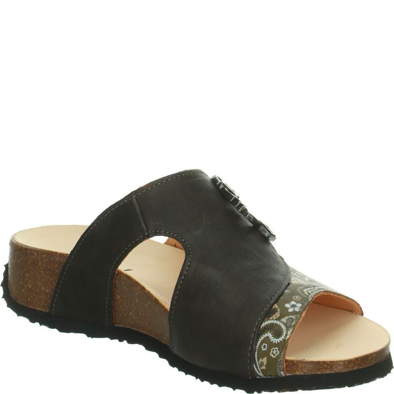 Think MIZZI DAMEN Mules - Material: Leather in Multicolored