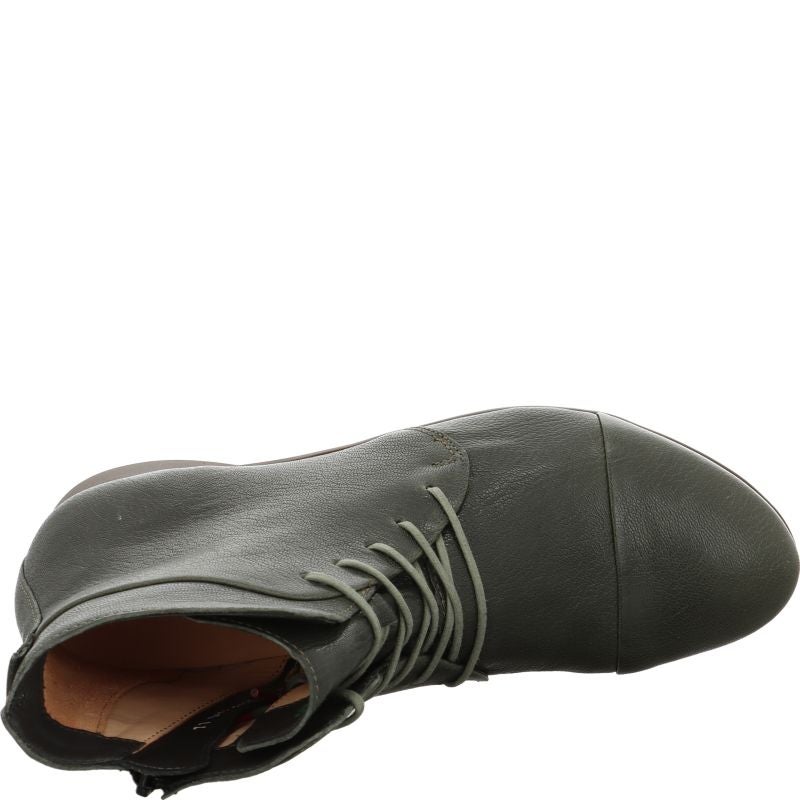 Think GUAD2 Ankle boot - Material: Leather in Olive
