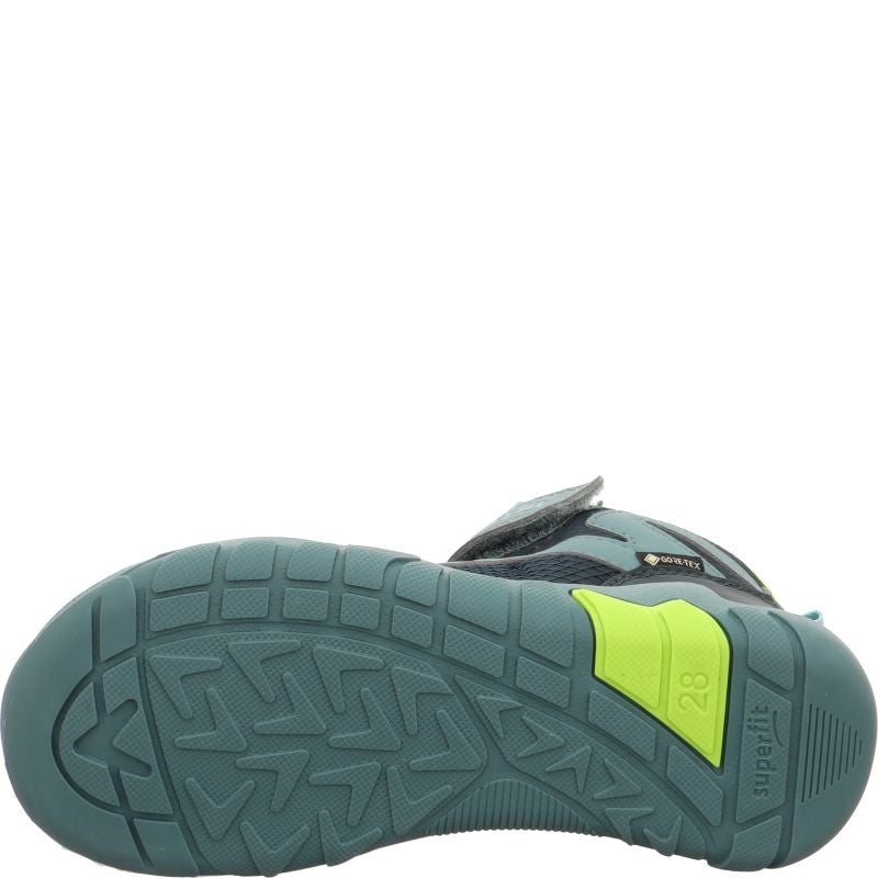 Superfit TRACE Unisex | Jungen Sneaker high - Material: Textil/Sonstiges Material in Grün