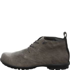 Think! KONG Herren Ankle Boots - Material: Leder in Grau