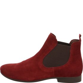 Think! GUAD2 Damen Chelsea Boots - Material: Leder in Rot