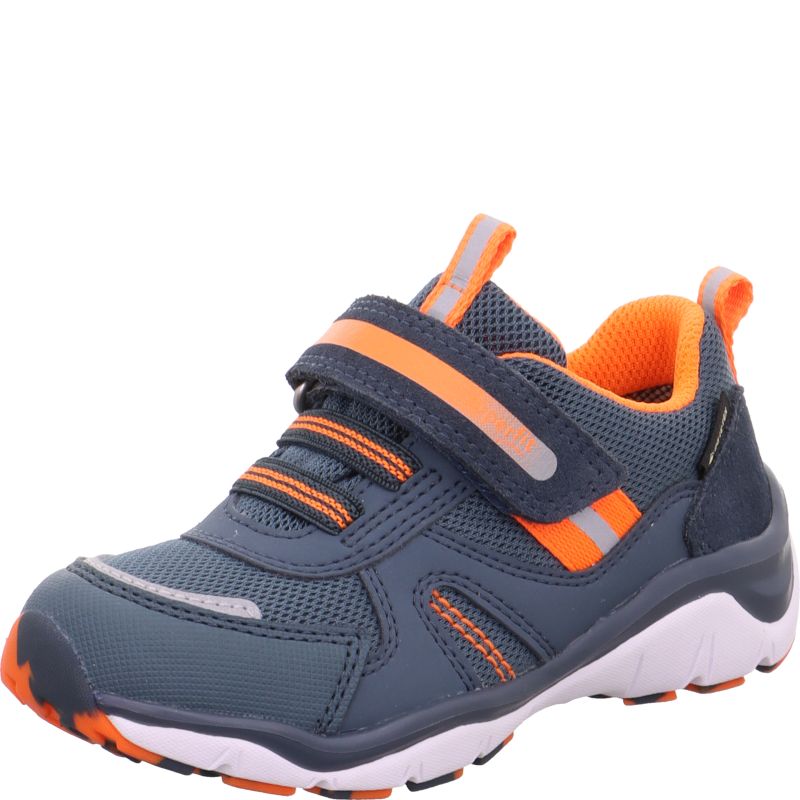 Superfit SPORT5 Unisex, Boys Sneakers low - Material: Leder/Sonstiges Material/Texti in Blue