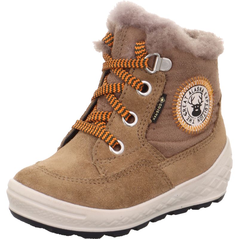Superfit GROOVY 2.0 Boys - Material: Leather/Textil in Brown