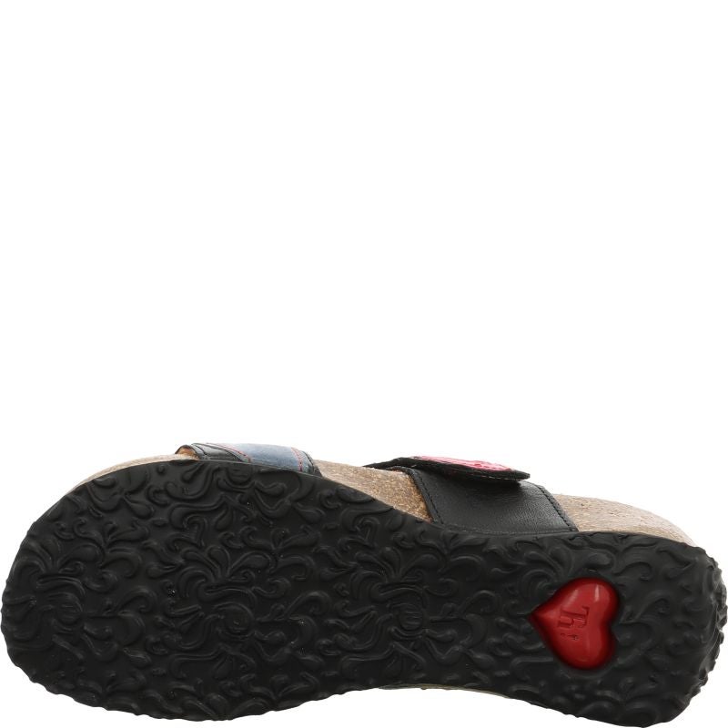 Think MIZZI DAMEN Mules - Material: Leather in Black