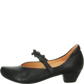 Think AIDA DAMEN Woman  - Material: Leather in Black