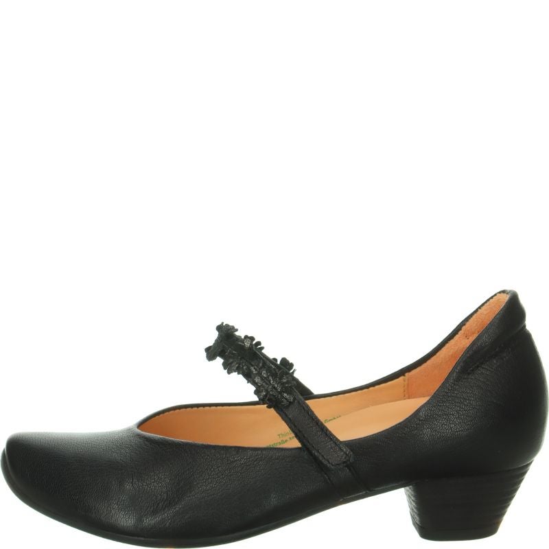 Think AIDA DAMEN Woman  - Material: Leather in Black
