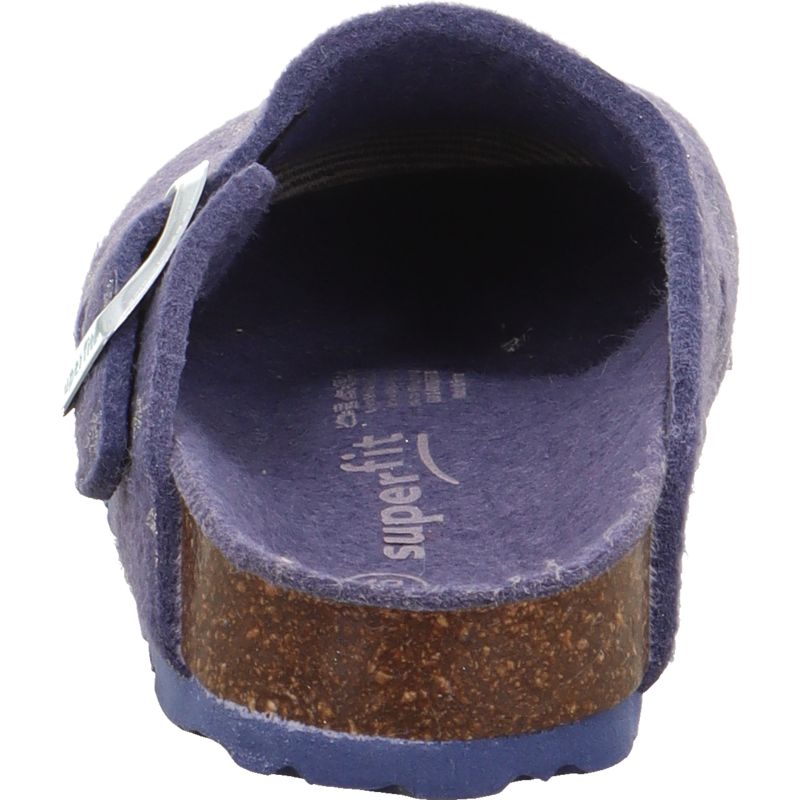 Superfit FUSSBETTPANTOFFEL Girls Clog - Material: Textile in Blue