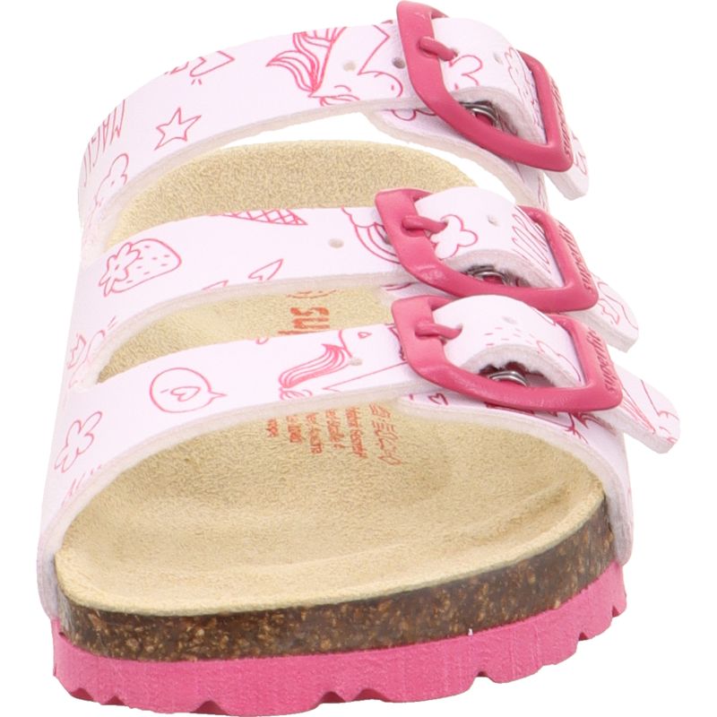 Superfit FUSSBETTPANTOFFEL Girls Slipper - Material: Sonstiges Material in White