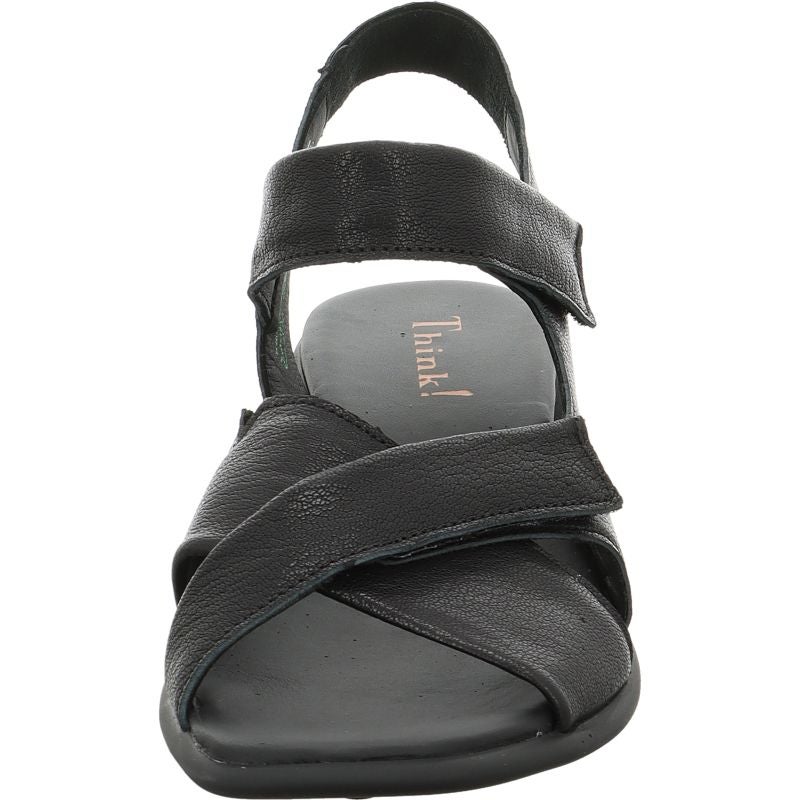 Think! VIVI Damen Sandalette - Material: Leder in Schwarz