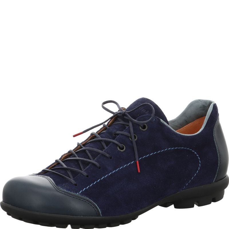 Think KONG HERREN Men Lace up shoe - Material: Leather in Blue