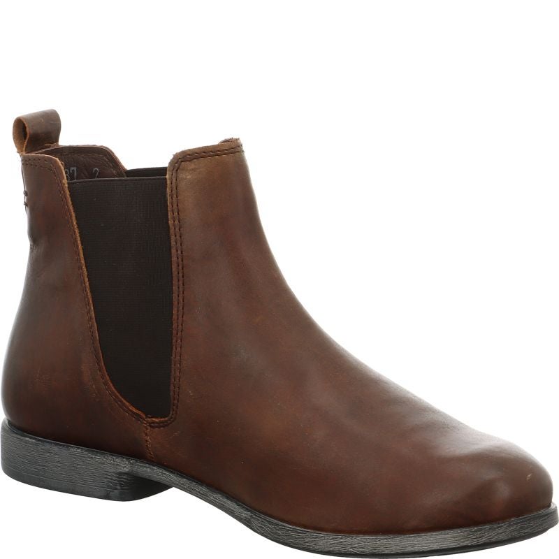 Think! AGRAT Damen Chelsea Boots - Material: Leder in Braun