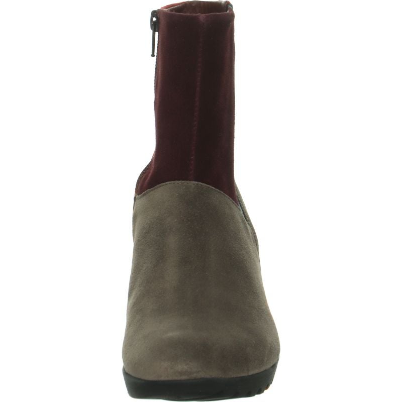 Think NOLA Woman Ankle boot - Material: Leather in Grey
