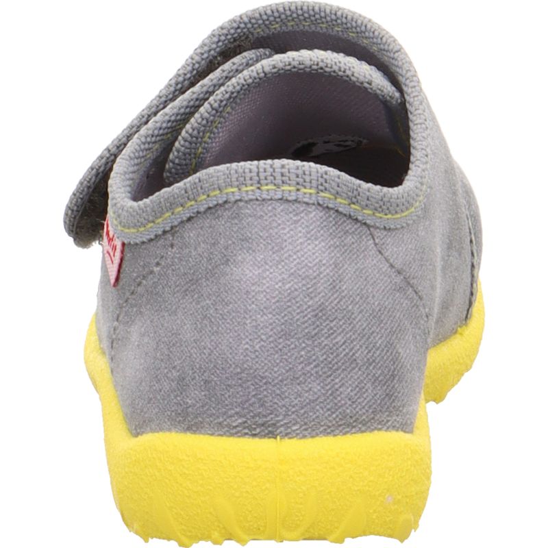 Superfit SPOTTY Jungen Hausschuh - Material: Textil in Grau