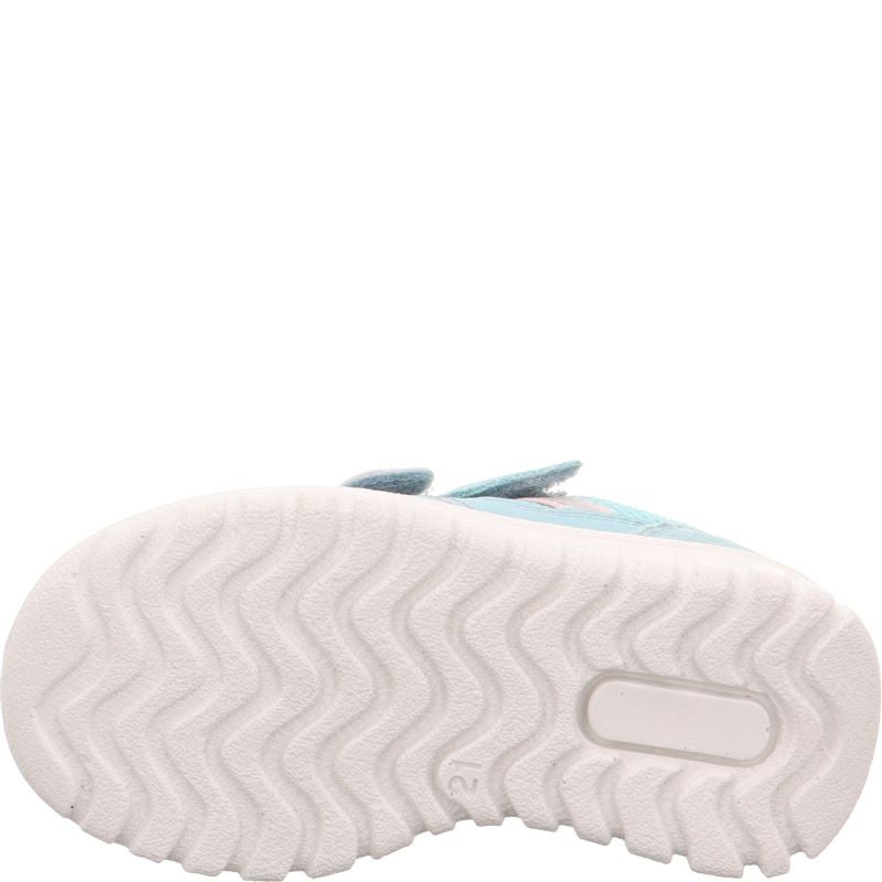Superfit SPORT7 MINI Girls Sneakers low - Material: Leder/Sonstiges Material/Texti in Green