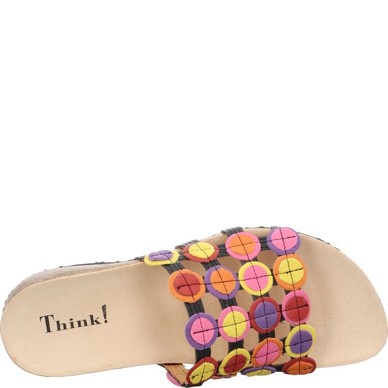 Think JULIA DAMEN Woman Mules - Material: Leather in Black