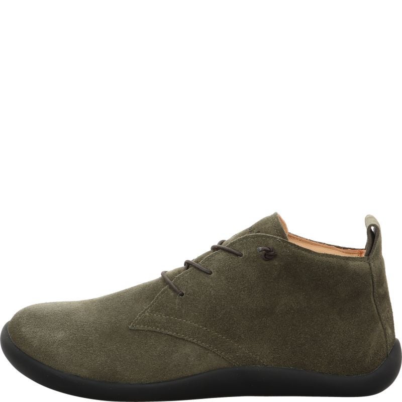 Think HAPPAT Sneakers high - Material: Leather in Olive