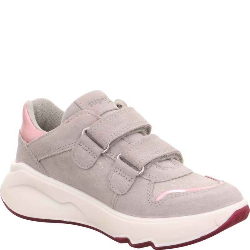 Superfit MELODY Girls Sneakers low - Material: Leather/Textil in Grey