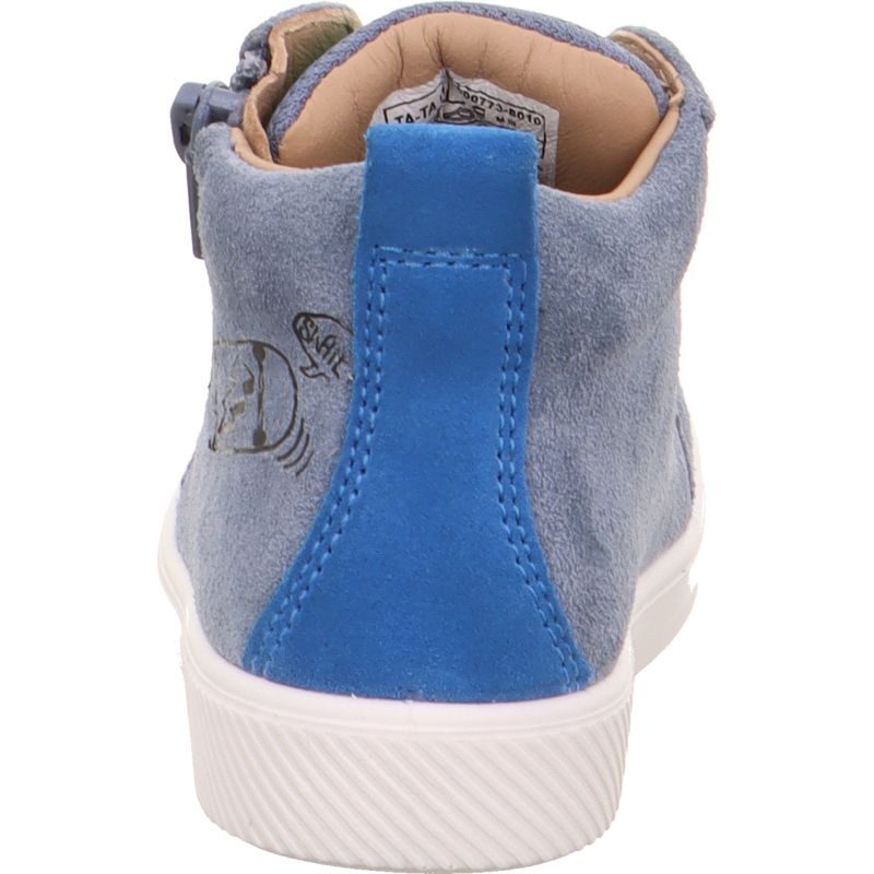 Superfit SUPIES Jungen Sneaker high - Material: Leder/Textil in Blau