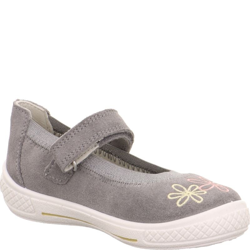 Superfit TENSY Girls Ballerina - Material: Leather in Grey