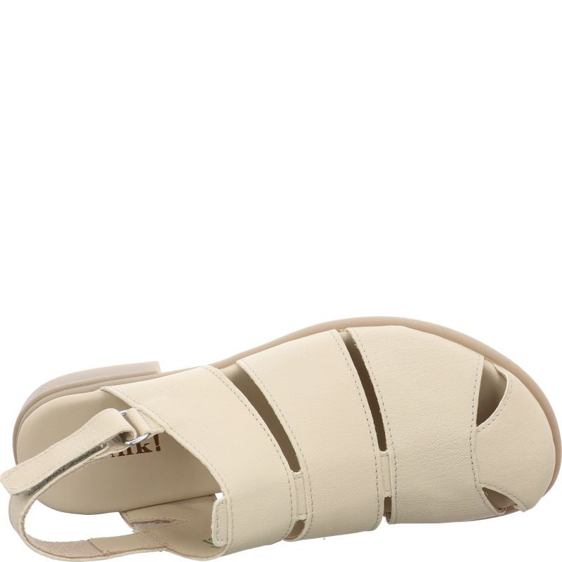 Think! KAMAA Damen Sandale - Material: Leder in Beige