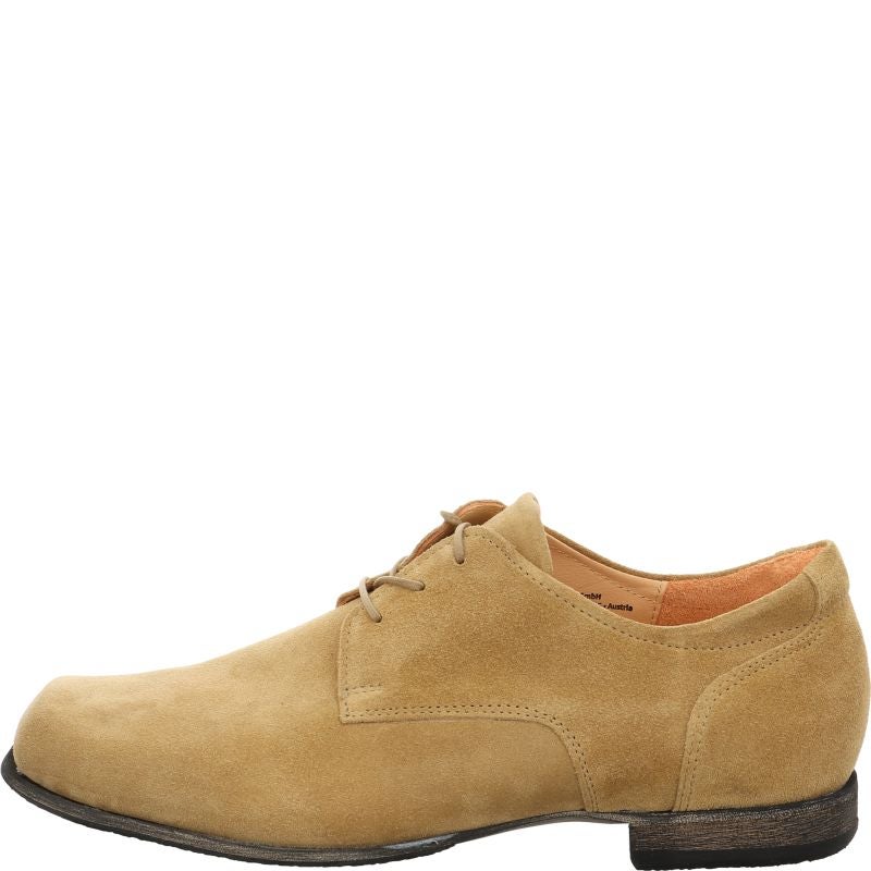 Think GURU Lace up shoe - Material: Leather in Beige