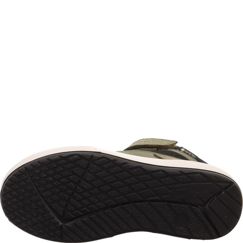 Superfit MAVERICK Boys Sneakers high - Material: Leder/Sonstiges Material/Texti in Green