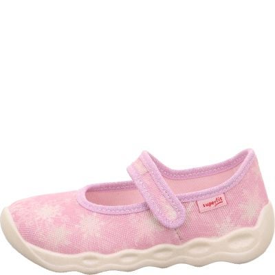Superfit BUBBLE Girls Slipper - Material: Textile in Rose