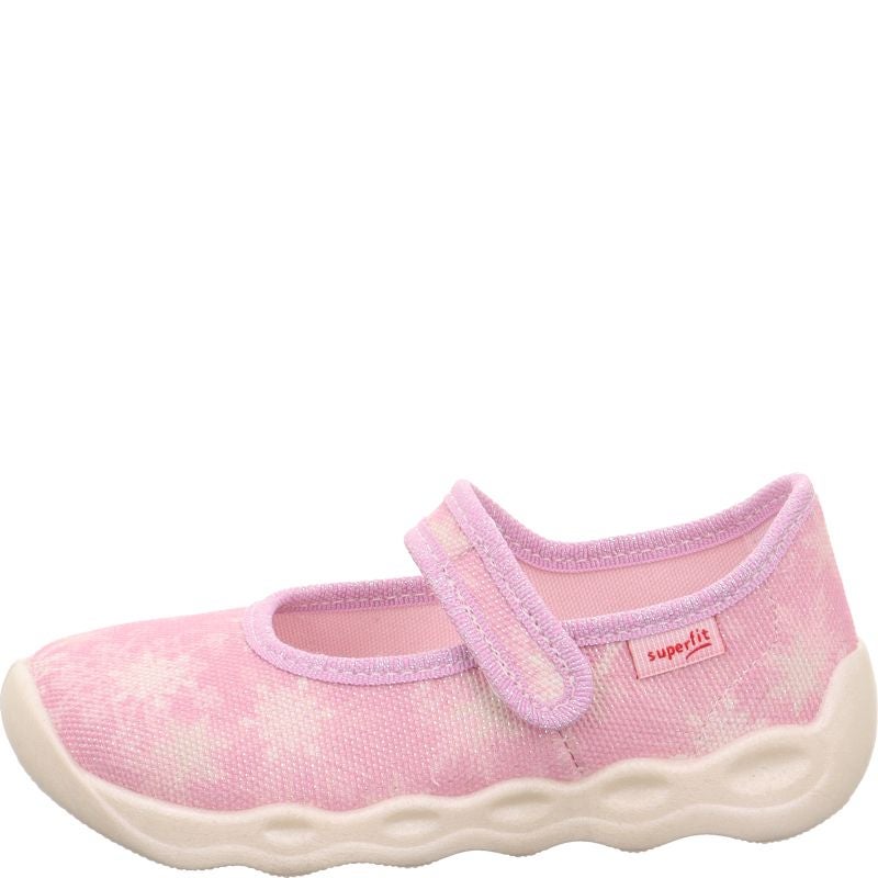 Superfit BUBBLE Girls Slipper - Material: Textile in Rose